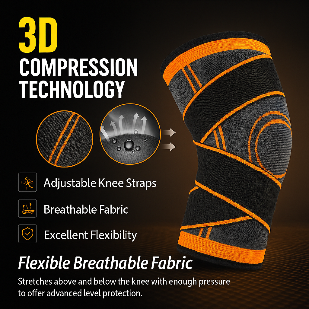 Adjustable Knee Compression Sleeves